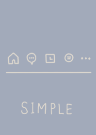 SIMPLE-DULL BLUE