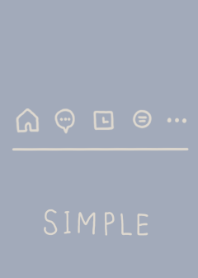SIMPLE/DULL BLUE