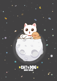 Cat&Dog Night Space Black