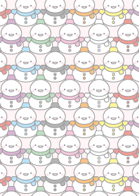 カラフル雪だるま（スノーマン）着せかえ5