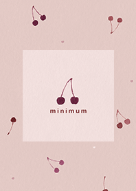 minimum バーガンディチェリー
