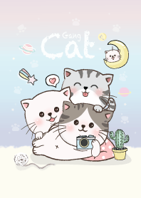 The Cat Gang Pastel.