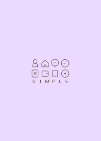 SIMPLE(beige purple)V.1070b
