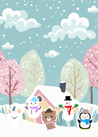 Kawaii scandinavian style(Winter-888)