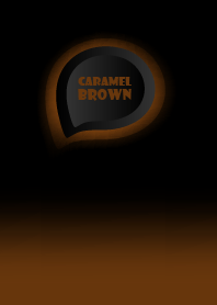 Love Caramel Brown  on Black Theme