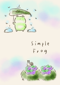 簡單的 青蛙 雨