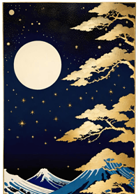 Bright Moon and Dawn 63fE37