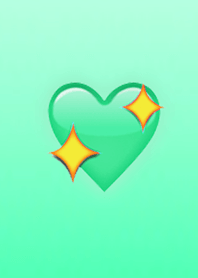 Heart light blue to be lover