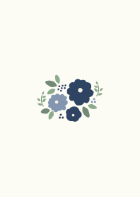 soft flower blue
