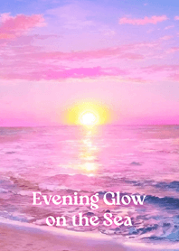 Evening Glow on the Sea