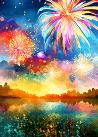Beautiful Fireworks Theme#825