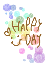 Watercolor Polka dot8 - smile7-