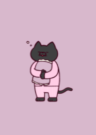 Pajamas black cat(dusty colors09)