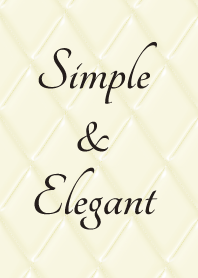 シンプルなエレガント（モノトーン）