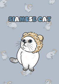 siamesecat6 - slate blue
