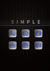 Low-key and simple (car interior style)