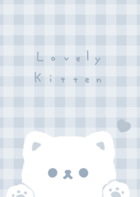 可愛的貓咪 / pale blue gray.