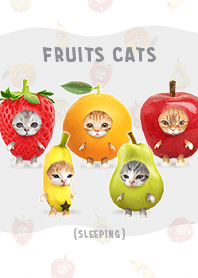 Fruits Cats (zZZ)  - B&W 1-2
