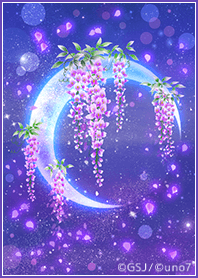 あなたを守る✨藤の花と三日月の着せかえ