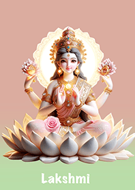 Lakshmi, good fortune, wealth,
