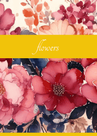 Fragrant Flowers on yellow