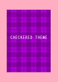 PURPLE CHECKERED THEME-PINK