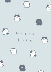 小さな猫 | ライトブルー