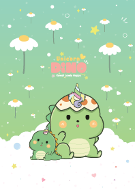 Dino Unicorn Mini Flower Cutie Pretty