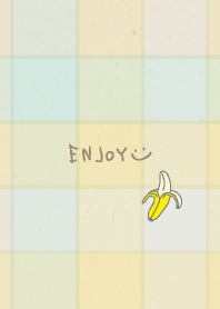 Check patterns Banana11 from Japan
