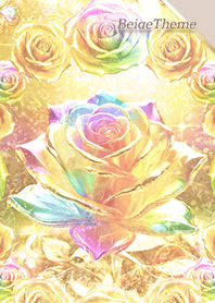 Strongest Luck Rainbow Gold Rose  (BE