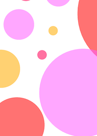 Polka dot (red)