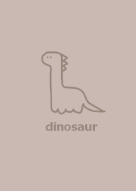 dinosaur (beige brown)