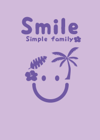 Smile & tropical lilac