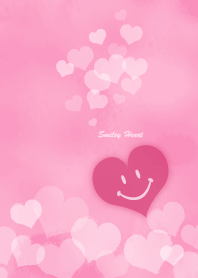 Smiley Heart - Pink