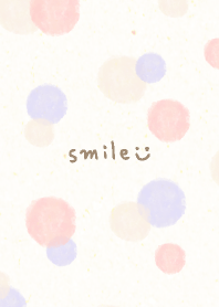 Watercolor dot Pink Purple3 from Japan