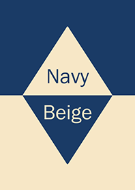 Navy & Beige Simple design 3