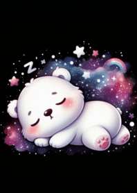 Little bear cute kawaii galaxy n.5
