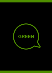 Simple Black & Green No.4