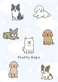 blue Sunny Fluffy Dogs05_2