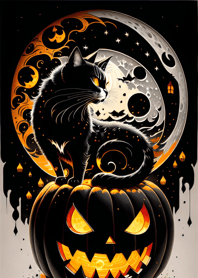 halloween cat fE0e2e