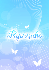 Ryuusuke skyblue butterfly theme