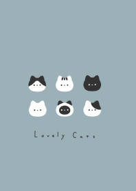 貓臉 :green gray