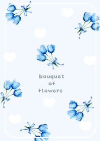 blue A bouquet of tulips 02_2