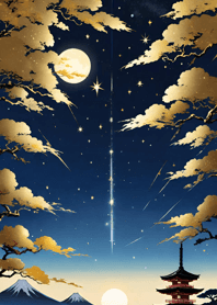 Bright Moon and Dawn 4FfF1c