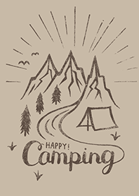 Happy Camping -Sand color-
