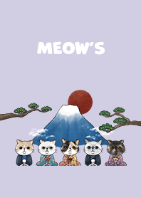 meow's new year / purple