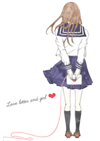 Love letter and girl