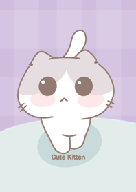 Cute Kitten : mini cat [purple]