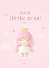 Tiny fluffy angel