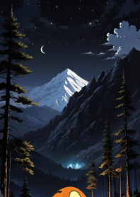 Camping in the mountains MvQ0I